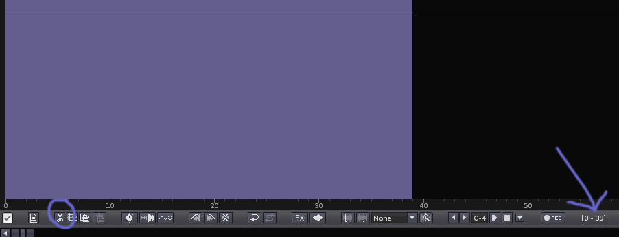 Select the ADC processing delay amount in samples and CUT