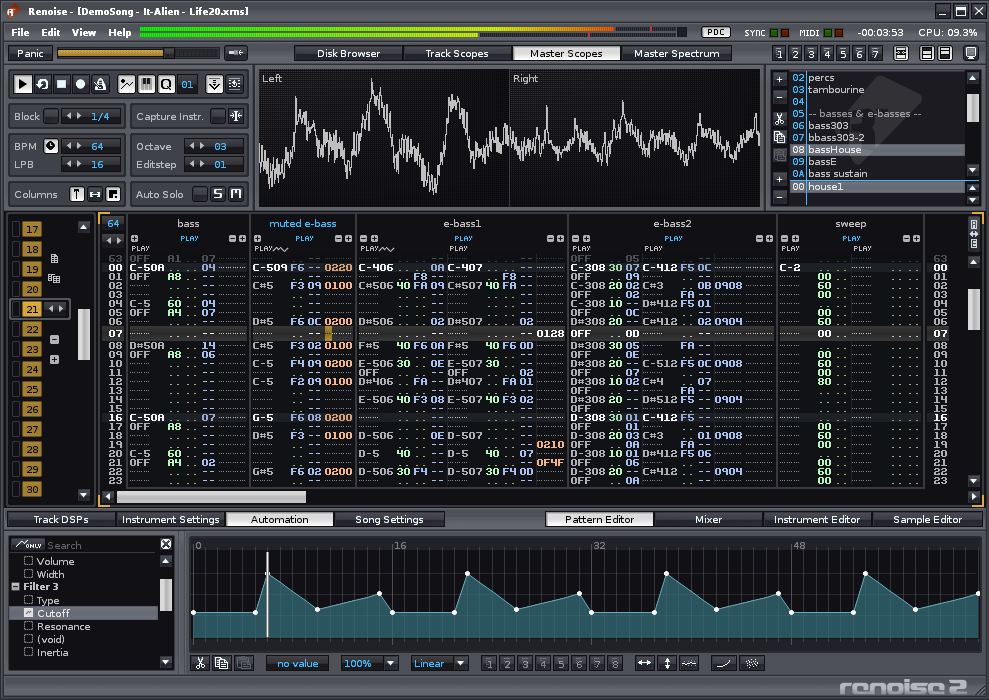 renoise sidechain renoise sidechain