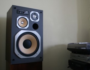 hi fi speaker in separate room