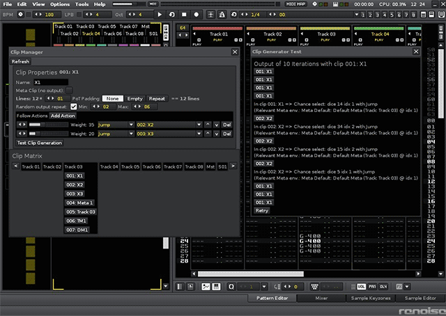 copy paste pattern renoise