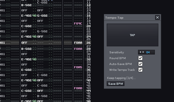 bpm detector tap